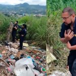 Bebé recién nacido es abandonado en basurero clandestino de Costa Rica Foto: Policía rescata bebé de una alcantarilla en Costa Rica /Cortesía
