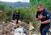 Bebé recién nacido es abandonado en basurero clandestino de Costa Rica Foto: Policía rescata bebé de una alcantarilla en Costa Rica /Cortesía