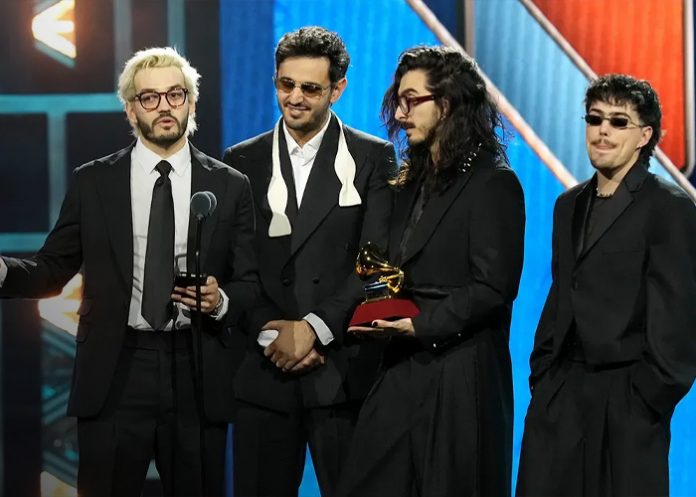 Foto: Morat en los Latin Grammy /cortesía Foto: Morat en los Latin Grammy /cortesía