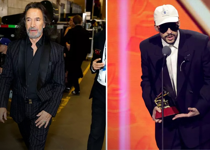 Foto: Bad Bunny y Marco Antonio Solís /cortesía
