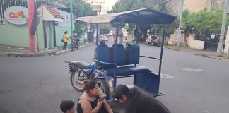 Foto: Irrespeto a señal de alto provoca accidente en Managua y deja a una persona lesionada/TN8