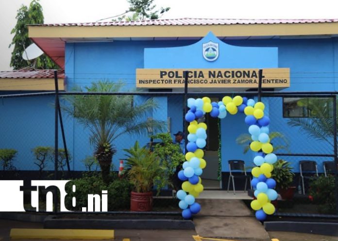 Foto: Productores celebran mejoras en la Unidad Policial de Ubú Norte, Bocana de Paiwas/TN8