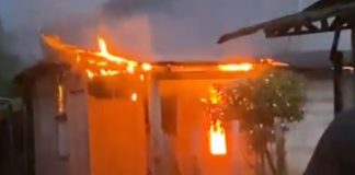Foto: Hombre le pegó fuego a la casa de la suegra en El Rama tras discutir con su mujer/TN8
