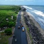 Nicaragua anuncia la entrega del primer tramo de la carretera costanera Foto: carretera costanera de Nicaragua /cortesía