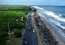 Foto: carretera costanera de Nicaragua /cortesía