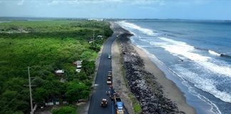 Foto: carretera costanera de Nicaragua /cortesía