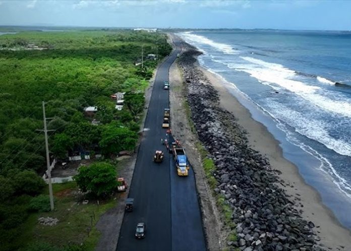 Foto: carretera costanera de Nicaragua /cortesía Foto: carretera costanera de Nicaragua /cortesía