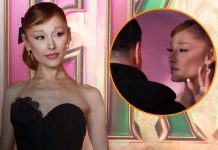 Así reaccionó Ariana Grande a los gritos de fotógrafos en el estreno de “Wicked” Foto: Ariana Grande en el estreno de Wicked: For Good /cortesía