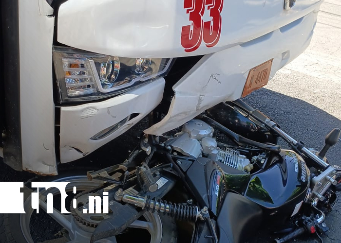Foto: Accidente en Managua /TN8