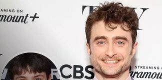 Foto: Daniel Radcliffe felicita a Dominic McLaughlin /cortesía