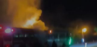 Foto: Tensión en Somotillo: humo y olor a quemado obligan a evacuar bus universitario/TN8