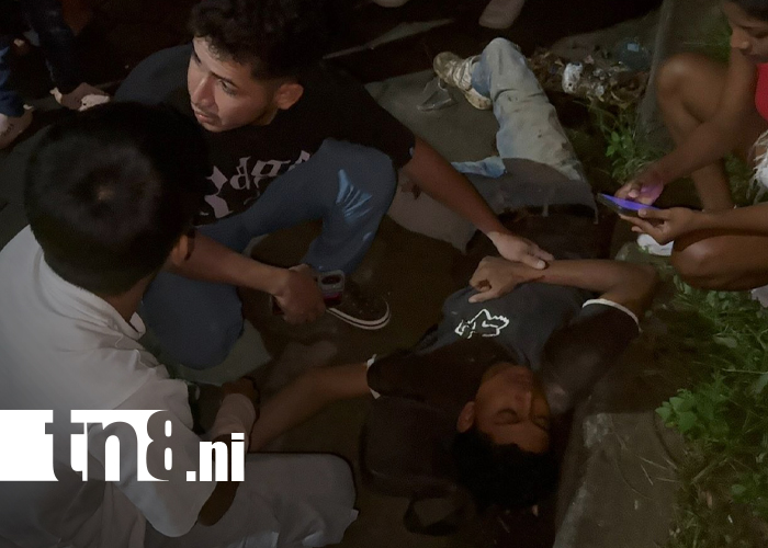 Foto: Juigalpa: motociclista trasladado al hospital con fractura/TN8