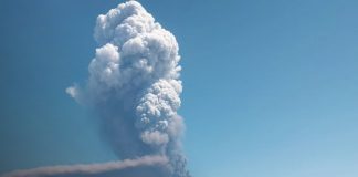 Foto: Histórica erupción en Etiopía /cortesía