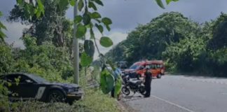 Foto: Conductor sobrevive a maniobra que pudo ser fatal en Carretera Sur/TN8
