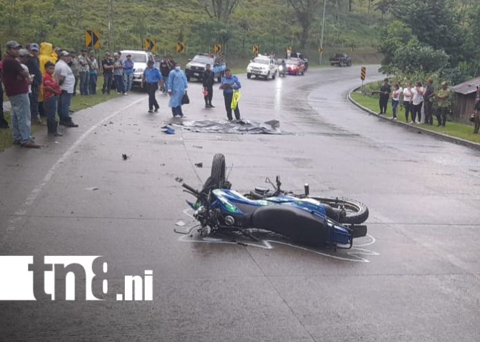 Foto: Tragedia en Matiguás: motociclista pierde la vida tras brutal accidente/TN8