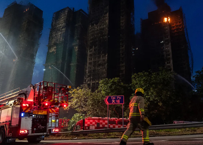 Foto: Hong Kong enfrenta su peor incendio en décadas con 75 muertos/Cortesía