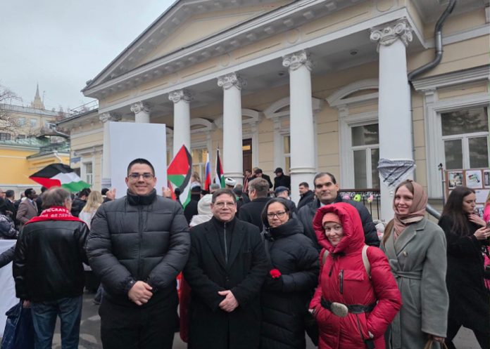 Foto: Nicaragua participa en conmemoración del Día de Solidaridad con Palestina en Moscú / Cortesía