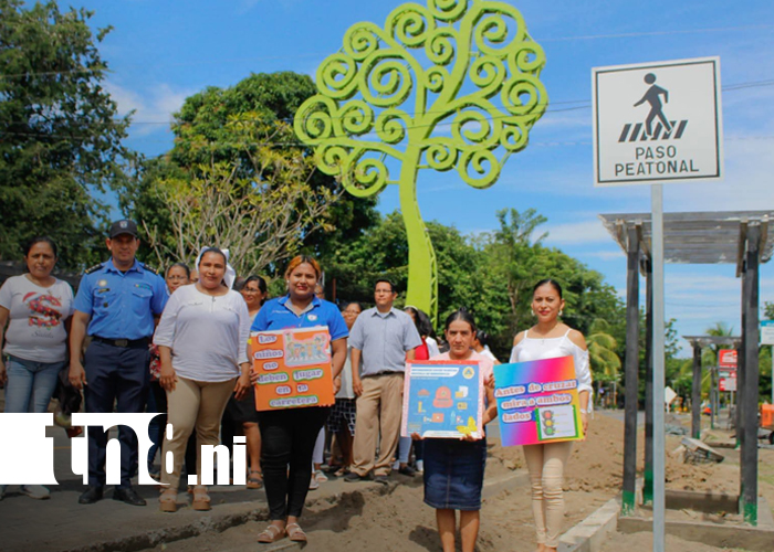 Foto: ¡Ometepe más segura! Instalan 40 nuevas señales de tránsito/ Cortesía 