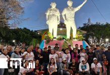 Foto: Diana, ofrendas y fervor en homenaje a Carlos Fonseca Amador / TN8