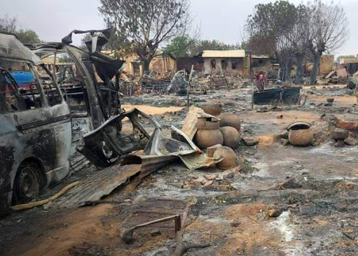 Foto: Masacre en Sudán /cortesía 