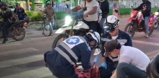 Foto: Mujer de la tercera edad atropellada en Estelí/TN8