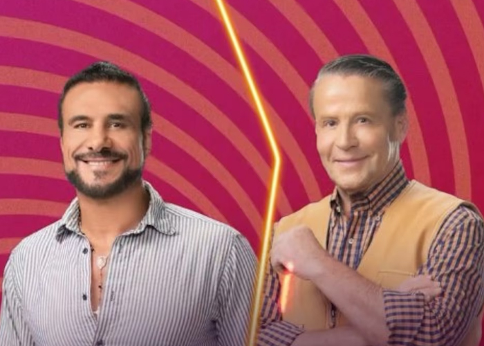Foto: Alfredo Adame y Alberto del Río se agarran a palabras en La Granja VIP/Cortesía