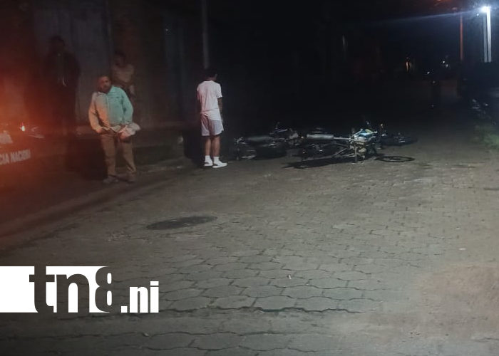 Foto: Accidente entre motociclistas en Jalapa / TN8