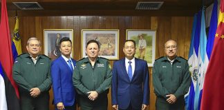 Foto: Nicaragua recibe visita de delegación militar de la República Popular China / Cortesía