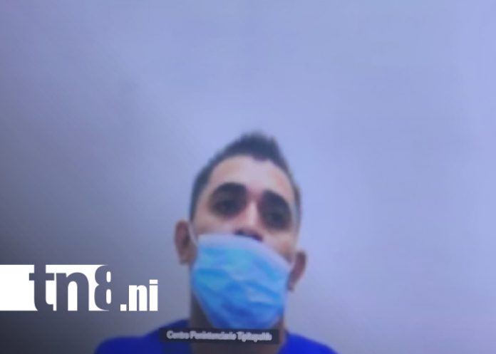 Foto: Juicio contra Byron Vanegas en Managua /cortesía