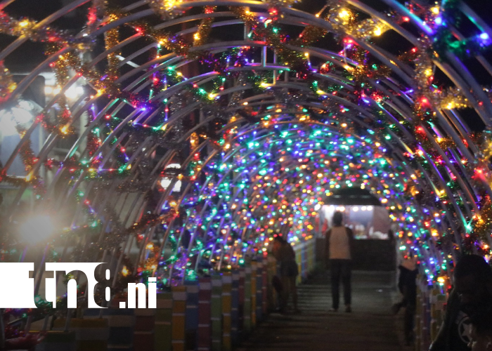 Foto: ¡Siuna brilla! Inauguración del Paseo de las Victorias y encendido del Árbol Navideño/TN8