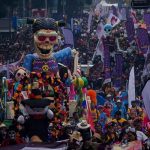Foto: Multitudinaria fiesta de muertos en México / Cortesía