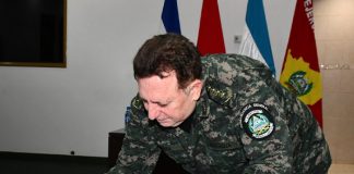 Foto: Nicaragua y Honduras refuerzan cooperación militar con reunión virtual / Cortesía