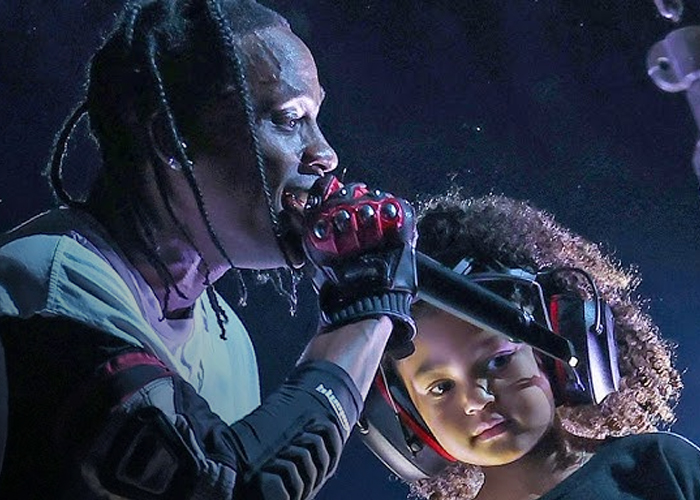 Foto: Stormi Webster en show de Travis Scott /cortesía