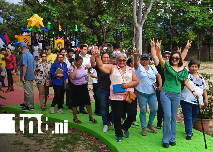 Foto: Ocotal entrega parque seguro para la niñez/TN8