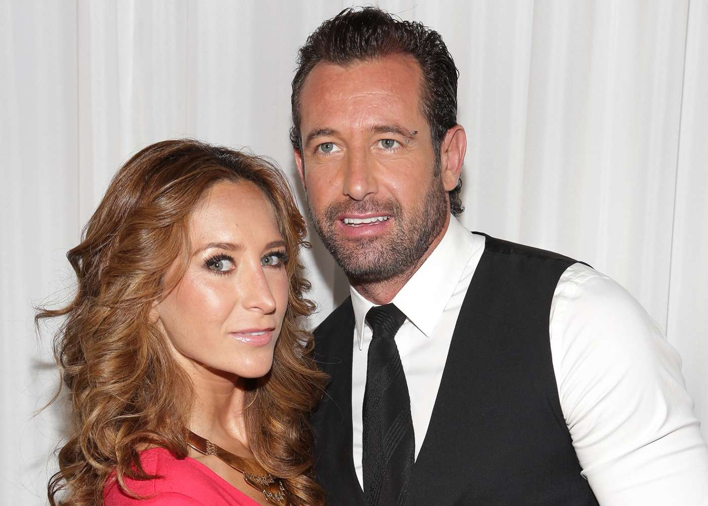 Foto: Gabriel Soto y Geraldine Bazán: cercanía familiar, no romance/Cortesía