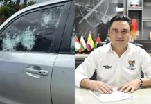 Foto:Caravana del gobernador de Colombia repelió ataque armado/Cortesía
