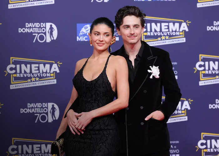 Foto: Kylie Jenner y Timothée Chalamet /cortesía 