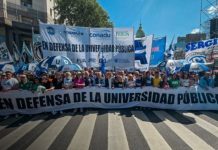 Universidades de Argentina inician paro por incumplimiento de Ley de Financiamiento Foto: Paro en Argentina /cortesía