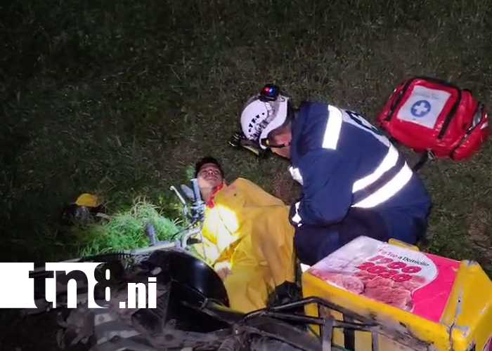 Foto: Delivery provoca accidente en Estelí/TN8
