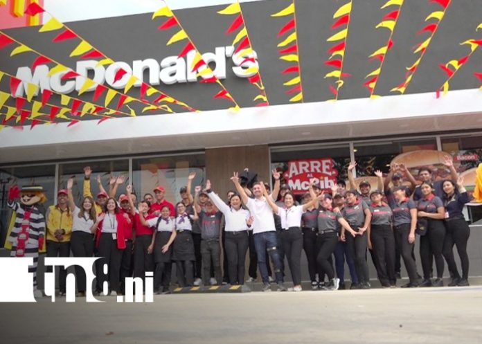 2 Foto: McDonald’s inaugura restaurante innovador en el 7 Sur, Managua / TN8