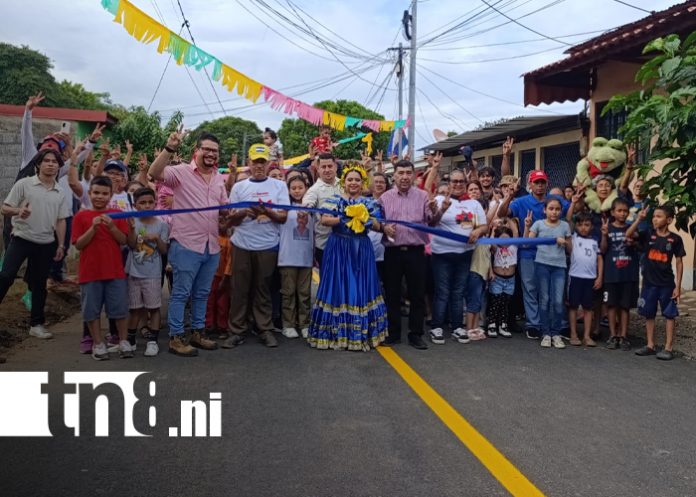 Foto: Más calles restauradas en Managua /TN8