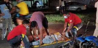 Foto: Violento choque en ENABAS deja dos motociclistas gravemente lesionados/TN8