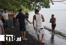 Foto: Tragedia en la Isla de Ometepe: joven muere ahogado en playa Paso Real/TN8
