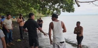 Foto: Tragedia en la Isla de Ometepe: joven muere ahogado en playa Paso Real/TN8