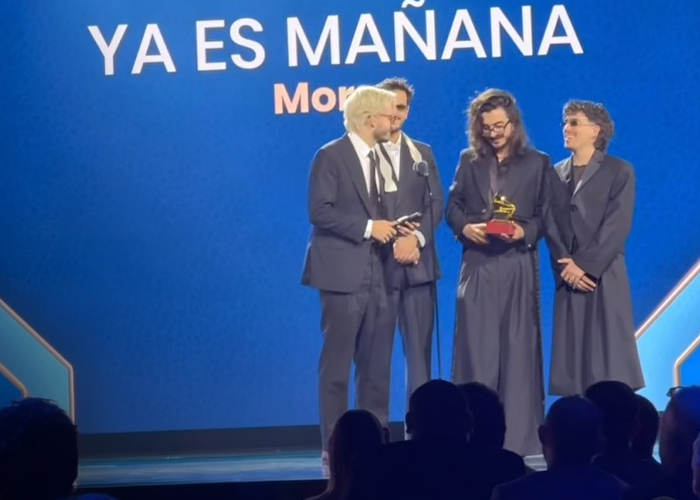 Foto: Morat en los Latin Grammy /cortesía