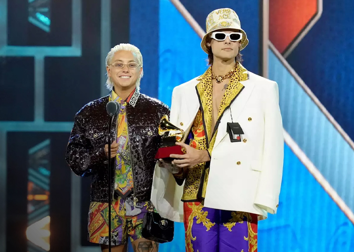 Foto: Ca7riel & Paco Amoroso en los Latin Grammy /cortesía