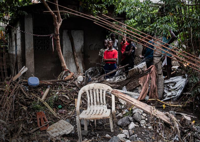 Foto: Luto y devastación en Haití / cortesía