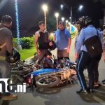 Joven motociclista sufre fractura en accidente en el boulevard Pancasan de Estelí Foto: Joven motociclista sufre fractura en accidente en el boulevard Pancasan de Estelí/TN8