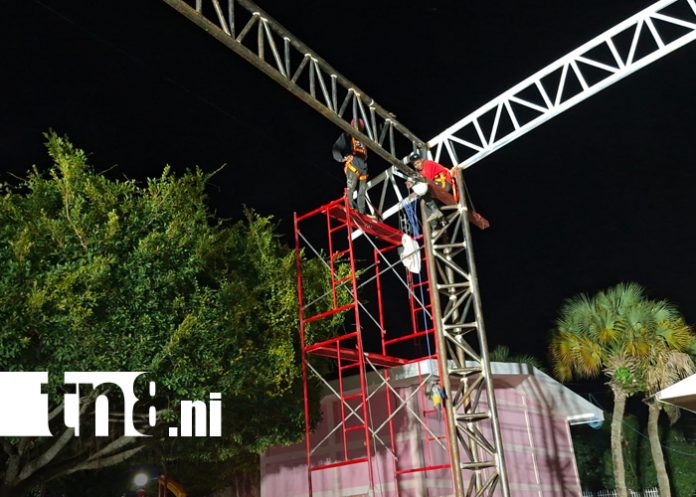 Foto: Diriá avanza en obras: nueva cubierta para Cancha Municipal y Plaza Cívica/TN8