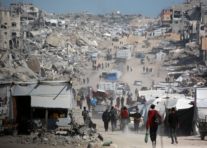 Foto: Invierno mortal en Gaza /cortesía 